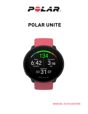 Polar Unite Manuel utilisateur | Fixfr