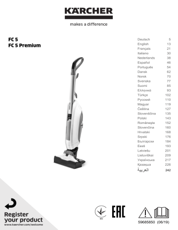 Kärcher FC5 Manuel utilisateur | Fixfr