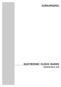 Grundig SONOCLOCK 620 Manuel utilisateur