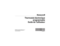 Honeywell T8112D Manuel utilisateur