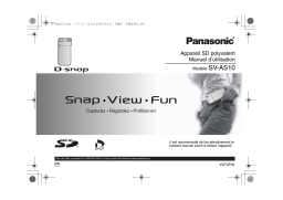 Panasonic SV AS10 Manuel utilisateur