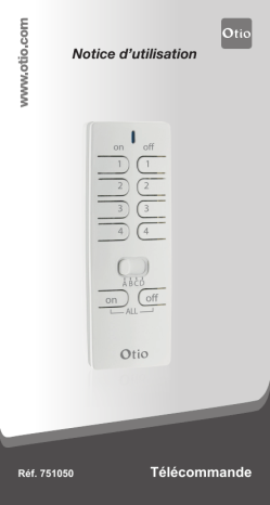 Otio Télécommande 16 canaux Otio Mode d'emploi | Fixfr