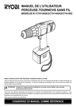 Ryobi CTH1442K2 Manuel utilisateur