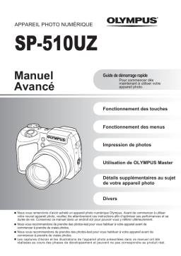 Olympus SP510 UZ Manuel utilisateur
