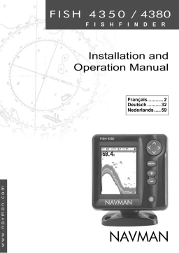 Navman FISHFINDERS FISH 4380 Manuel utilisateur