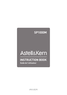 iRiver Astell & Kern SP1000M Manuel utilisateur