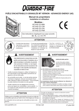 QUADRA FIRE MTVIAE-CE-CWL Manuel utilisateur