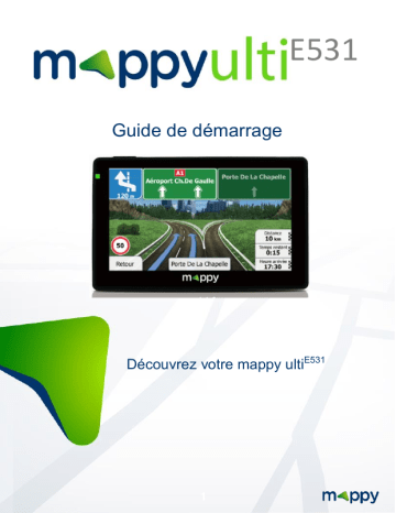 Guide de démarrage rapide | MAPPY ulti E531 Manuel utilisateur | Fixfr