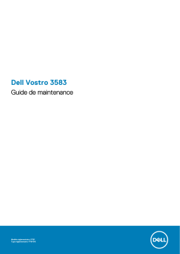 Dell Vostro 3583 laptop Manuel du propriétaire