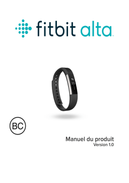 Fitbit Alta Mode d'emploi