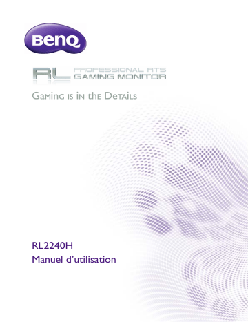 Manuel du propriétaire | BenQ RL2240HRL2450HT Manuel utilisateur | Fixfr