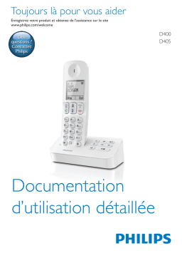 Philips D4003 Manuel utilisateur