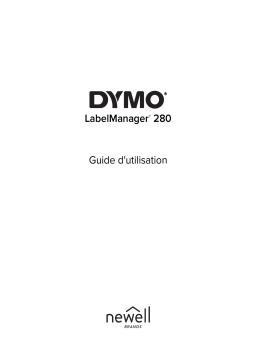 Dymo LabelManager® 280 Electronic Label Maker Manuel utilisateur