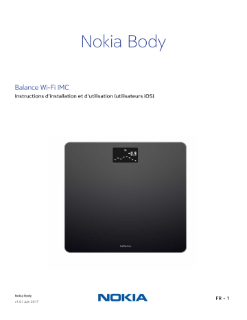 Mode d'emploi | Nokia Body Manuel utilisateur | Fixfr