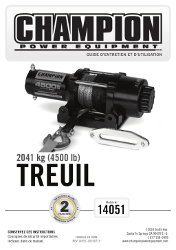 Champion Power Equipment 14051 Manuel utilisateur