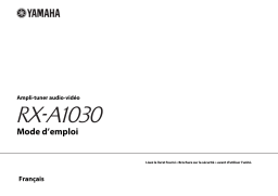 Yamaha RX-A1030 Manuel utilisateur