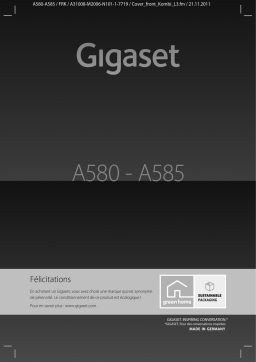 Siemens Gigaset A585 Quattro Manuel utilisateur