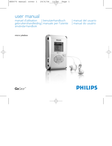 HDD070/00 | HDD065/00 | HDD065 | HDD070 | HDD060/00 | HDD050 | Philips HDD060 Manuel utilisateur | Fixfr