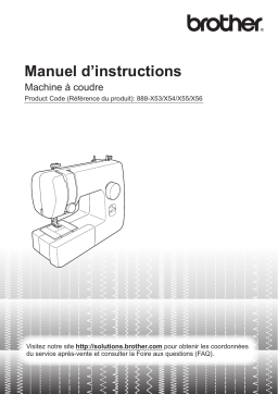Brother X17 Manuel utilisateur
