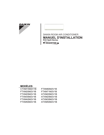 Manuel du propriétaire | Daikin RXM25M Manuel utilisateur | Fixfr