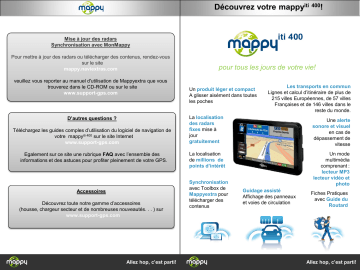 Manuel du propriétaire | MAPPY MAPPY ITI 400 Manuel utilisateur | Fixfr