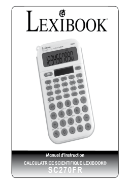 Lexibook SC270FR Manuel utilisateur