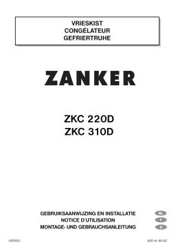 ZANKER ZKC310D Manuel utilisateur