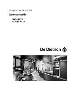 De Dietrich FDV14232J Manuel utilisateur