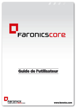 FARONICS CORE Manuel utilisateur