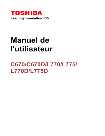 Manuel du propriétaire | Toshiba Satellite L775 Manuel utilisateur | Fixfr