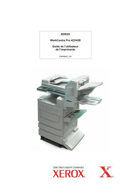 Xerox Pro 428Pi WorkCentre Mode d'emploi