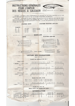 GRAPHOPLEX REGLES A CALCULER RIETZ Manuel utilisateur