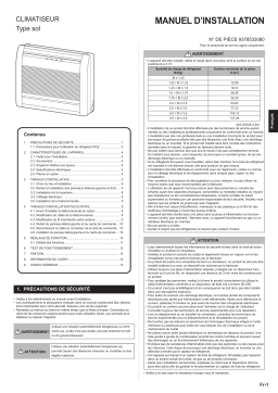 Fujitsu AGYG09KVCA Guide d'installation