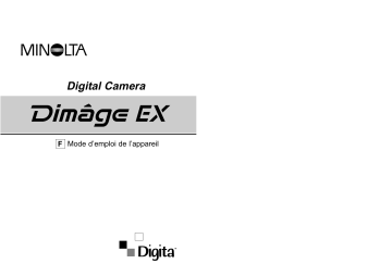 KONICA DIMAGE EX Mode d'emploi | Fixfr