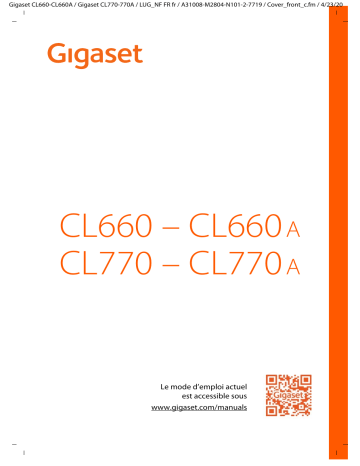 Gigaset CL660 Mode d'emploi | Fixfr