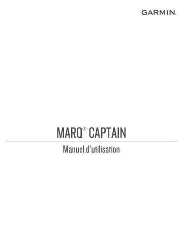 Mode d'emploi | Garmin Marq Captain Manuel utilisateur | Fixfr