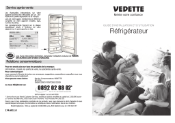 Vedette RL338 Manuel utilisateur