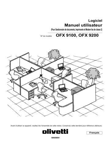 Manuel du propriétaire | Olivetti OFX9200 Manuel utilisateur | Fixfr