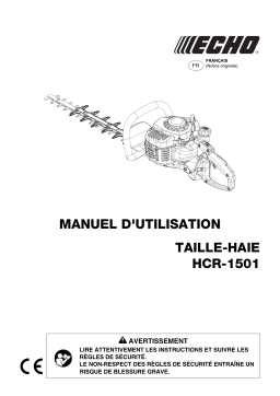 Echo HCR-1501 Manuel utilisateur