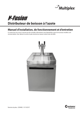 MULTIPLEX N2Fusion™ Nitrogen Beverage Dispenser 92903129290312 Manuel utilisateur