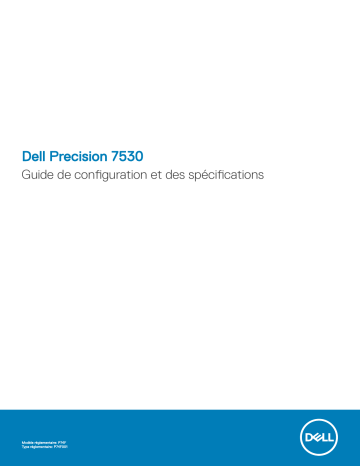 Dell Precision 7530 spécification | Fixfr