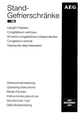 Aeg-Electrolux ÍKO_ARCTIS.SUPER.2740-4.GS Manuel utilisateur