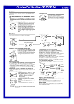 Casio 3354 Manuel utilisateur