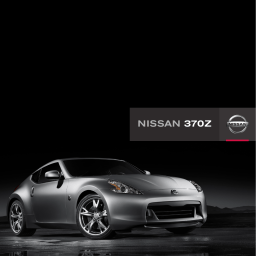 Nissan 370Z Manuel utilisateur