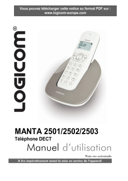 Logicom Manta 2501 Manuel utilisateur