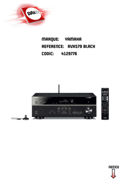 Yamaha MUSICCAST RXA750 Manuel utilisateur