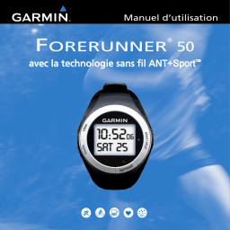 Garmin Forerunner 50 Manuel utilisateur