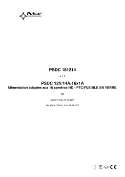 Pulsar PSDC161214 Manuel utilisateur