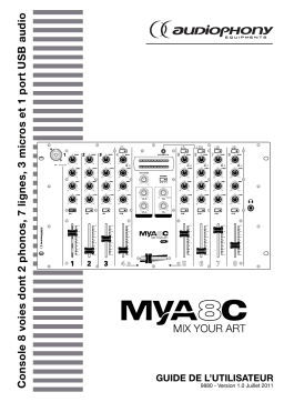 audiophony MYA8C Manuel utilisateur