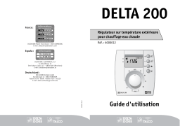 DELTA DORE DELTA 200 Manuel utilisateur